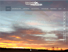 Tablet Screenshot of fishcreek.ca